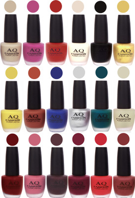 AQ Fashion Velvet Matte Nail Polish 18 Pcs Combo Set No. 81133 Multicolor(Pack of 18)
AQ Fashion Velvet Matte Nail Polish 18 Pcs Combo Set No. 81133 Multicolor(Pack of 18)