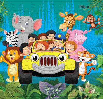 Pola Puzzles Jungle Safari 100 Pieces Jigsaw Puzzles or Floor Puzzles Size: 36 CM X 34 CM, Age 5+ Years and Above(100 Pieces)
Pola Puzzles Jungle Safari 100 Pieces Jigsaw Puzzles or Floor Puzzles Size: 36 CM X 34 CM, Age 5+ Years and Above(100 Pieces)
