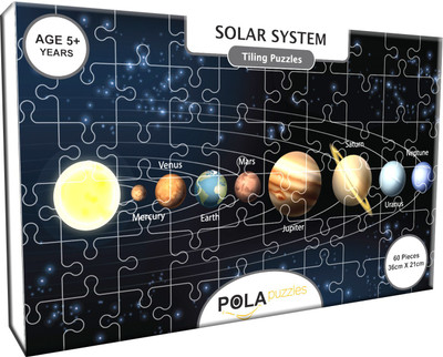 Pola Puzzles Solar System 60 Pieces Jigsaw Puzzles or Floor Puzzles Size: 36 CM X 21 CM, Age 5+ Years and Above(60 Pieces)
Pola Puzzles Solar System 60 Pieces Jigsaw Puzzles or Floor Puzzles Size: 36 CM X 21 CM, Age 5+ Years and Above(60 Pieces)