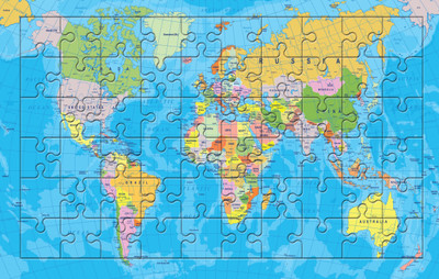 Pola Puzzles World Map 60 Pieces Jigsaw Puzzles or Floor Puzzles Size: 36 CM X 21 CM, Age 5+ Years and Above(60 Pieces)
Pola Puzzles World Map 60 Pieces Jigsaw Puzzles or Floor Puzzles Size: 36 CM X 21 CM, Age 5+ Years and Above(60 Pieces)