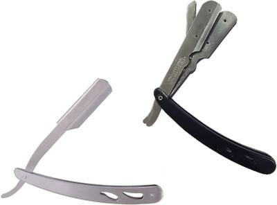 JAGTEK Stainless Steel Straight Barber Hair Salon Plastic Handle Razor Folding Safe Shaving set of 2pcs
JAGTEK Stainless Steel Straight Barber Hair Salon Plastic Handle Razor Folding Safe Shaving set of 2pcs