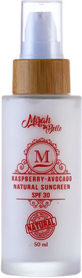 Mirah Belle Naturals Raspberry- Avocado Natural Sunscreen - SPF 30(50 ml)
Mirah Belle Naturals Raspberry- Avocado Natural Sunscreen - SPF 30(50 ml)