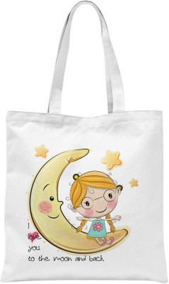 Rawbags Rawbags'I love u to the moon and back'-White tote bag Multipurpose Bag(White, 5 L)
Rawbags Rawbags'I love u to the moon and back'-White tote bag Multipurpose Bag(White, 5 L)