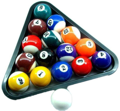 CLUB 147 Retail Triangle Setter and 15 Pool Balls Billiard Ball(Pack of 15, Multicolor)
CLUB 147 Retail Triangle Setter and 15 Pool Balls Billiard Ball(Pack of 15, Multicolor)