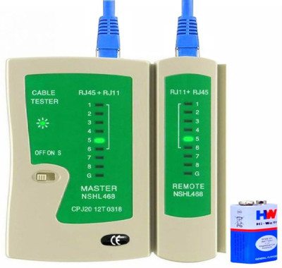 Divinext Rj45 Rj11 Rj12 Cat5 Cat6 Utp Network Cable Tester with Battery Ethernet Network LAN Cable Tester for LAN Phone Wire, Network Line, Telephone Line, Bnc Cable, Rj45 Rj11 Rj12 Cat5 ADSL Cable Portable Detachable Cable Testing Tool Lan Adapter(10 Mbp
Divinext Rj45 Rj11 Rj12 Cat5 Cat6 Utp Network Cable Tester with Battery Ethernet Network LAN Cable Tester for LAN Phone Wire, Network Line, Telephone Line, Bnc Cable, Rj45 Rj11 Rj12 Cat5 ADSL Cable Portable Detachable Cable Testing Tool Lan Adapter(10 Mbp