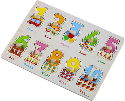 Skywalk Wooden Numbers (1-10) with pictures,Wooden Puzzle Educational Toy With Knobs For Kids(Multicolor)
Skywalk Wooden Numbers (1-10) with pictures,Wooden Puzzle Educational Toy With Knobs For Kids(Multicolor)