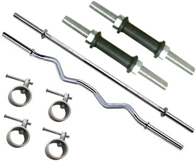 Faiydashop Curl Bar, Straight Bar, Dumbbell Rods With Rubber Grip Weight Lifting Bar(Silver)
Faiydashop Curl Bar, Straight Bar, Dumbbell Rods With Rubber Grip Weight Lifting Bar(Silver)