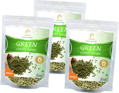 Vihado Arabica Green Coffee Beans / 100% Pure & Natural Helps in Losing Weight Fast / 3 Pack of 400g (Total 1200g) Instant Coffee 1200 g(Pack of 3, Green Coffee Flavoured)
Vihado Arabica Green Coffee Beans / 100% Pure & Natural Helps in Losing Weight Fast / 3 Pack of 400g (Total 1200g) Instant Coffee 1200 g(Pack of 3, Green Coffee Flavoured)