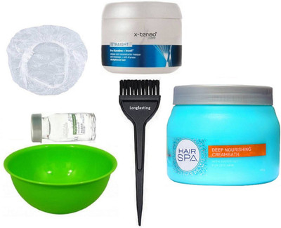 Longlasting Hair Brush &x-tenso Care Straight Masque +Shower Cap (230ml),Deep Nourishing Creambath Spa,Concentrate ,bowl(Set of 5)
Longlasting Hair Brush &x-tenso Care Straight Masque +Shower Cap (230ml),Deep Nourishing Creambath Spa,Concentrate ,bowl(Set of 5)