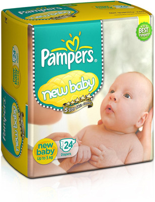 Pampers New baby diapers - New Born(24 Pieces)
