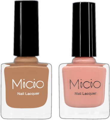 Micio Luxurious Collection of Glossy Nail Lacquer Sandstorm Brown, Nude Elegance(Pack of 2)
Micio Luxurious Collection of Glossy Nail Lacquer Sandstorm Brown, Nude Elegance(Pack of 2)