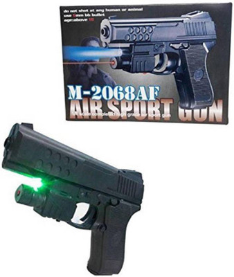 JSK Collection Air Sports Laser Kids Toy Air Gun With Red Laser & Blue Light Pistol (Black)
JSK Collection Air Sports Laser Kids Toy Air Gun With Red Laser & Blue Light Pistol (Black)