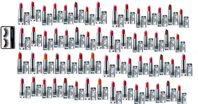 big basket Eyelashes & Lkme Enrich Lipstick pack of 61(Set of 61)