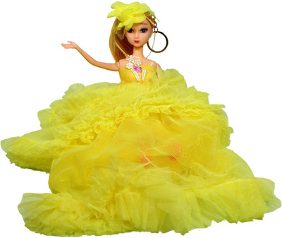 Bells N Blooms Frill Doll Yellow (30 cms)(Yellow)