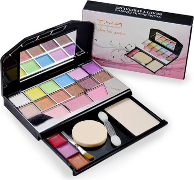 T.Y.A Makeup Kit 12 eyeshadow, 3 blusher, 1 compact powder,3 lipColor,