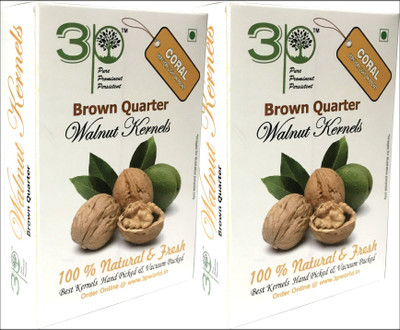 3P White Quarter Kashmiri Akhrot/ dryfruit/ without shell/ walnut kernels-500 g Walnuts(500 g, Vacuum Pack)
3P White Quarter Kashmiri Akhrot/ dryfruit/ without shell/ walnut kernels-500 g Walnuts(500 g, Vacuum Pack)