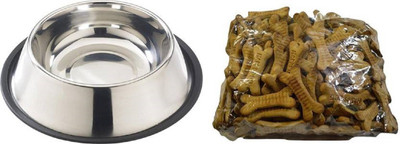 Delicacy Pet Food & Supplies Dog Happy Biscuits + Bowl Plain Small Combo Chicken Dog Treat(500 kg, Pack of 2)
Delicacy Pet Food & Supplies Dog Happy Biscuits + Bowl Plain Small Combo Chicken Dog Treat(500 kg, Pack of 2)