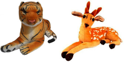 Connect ecom Soft Toys Animals Tiger( 45 cm) & Deer (32 cm) Multi color - 11 cm(Multicolor)
Connect ecom Soft Toys Animals Tiger( 45 cm) & Deer (32 cm) Multi color - 11 cm(Multicolor)