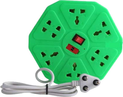 HG INTERNATIONAL CRAZY EXTENSION BOARD/CORD 8 SOCKET STAR SHAPE POWER STRIP 8 Socket Surge Protector(Multicolor)
HG INTERNATIONAL CRAZY EXTENSION BOARD/CORD 8 SOCKET STAR SHAPE POWER STRIP 8 Socket Surge Protector(Multicolor)