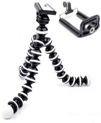 BJORK Best buy new arrival fully flexible Portable & Nice Foldable Camera & Mobile Tripod with Mobile Clip Holder Bracket Fully Flexible Mount Cum Tripod Stand with Three-Dimensional Head & Quick Release Plate Gorilla Tripod 10" - DSLR , Smartphone & Acti
BJORK Best buy new arrival fully flexible Portable & Nice Foldable Camera & Mobile Tripod with Mobile Clip Holder Bracket Fully Flexible Mount Cum Tripod Stand with Three-Dimensional Head & Quick Release Plate Gorilla Tripod 10" - DSLR , Smartphone & Acti
