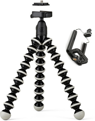 BJORK Best buy new arrival fully flexible Portable & Foldable Camera & Mobile Tripod with Mobile Clip Holder Bracket Fully Flexible Mount Cum Tripod Stand with Three-Dimensional Head & Quick Release YY7 Plate Gorilla Tripod 10" - DSLR , Smartphone & Actio
BJORK Best buy new arrival fully flexible Portable & Foldable Camera & Mobile Tripod with Mobile Clip Holder Bracket Fully Flexible Mount Cum Tripod Stand with Three-Dimensional Head & Quick Release YY7 Plate Gorilla Tripod 10" - DSLR , Smartphone & Actio