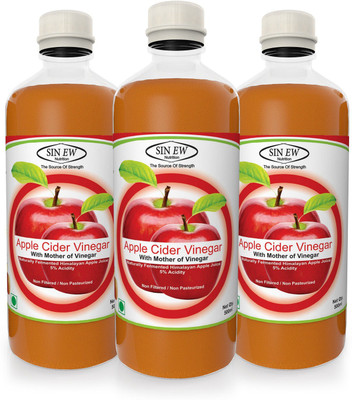 Sinew Nutrition Raw Apple Cider Vinegar 500 ml with strand of Mother (Pack of 3) Apple Cider Vinegar(3x500 ml, Apple Flavored)
Sinew Nutrition Raw Apple Cider Vinegar 500 ml with strand of Mother (Pack of 3) Apple Cider Vinegar(3x500 ml, Apple Flavored)