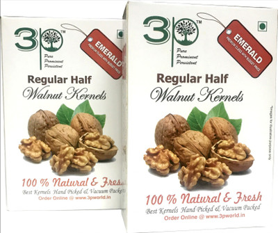 3P Regular Quarter Kashmiri Akhrot/ dryfruit/ without shell/ walnut kernels-250 g Walnuts(500 g, Vacuum Pack)
3P Regular Quarter Kashmiri Akhrot/ dryfruit/ without shell/ walnut kernels-250 g Walnuts(500 g, Vacuum Pack)
