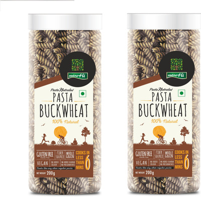 NutraHi Buckwheat Gluten free pasta Pasta(Pack of 2, 400 g)