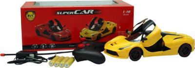 SBJCollections Rechargeable Remote Control Ferrari Max Speed with open door(Yellow)
SBJCollections Rechargeable Remote Control Ferrari Max Speed with open door(Yellow)
