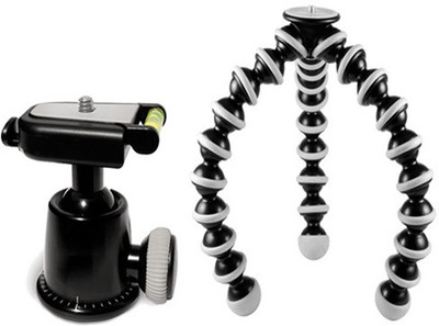 BJORK Universal Flexible 360 Degree Travel Compact Portable Octopus Mobile Phone octopus style gorilla tripod Stand Tripod, Tripod Kit(Multicolor, Supports Up to 1.5)
BJORK Universal Flexible 360 Degree Travel Compact Portable Octopus Mobile Phone octopus style gorilla tripod Stand Tripod, Tripod Kit(Multicolor, Supports Up to 1.5)
