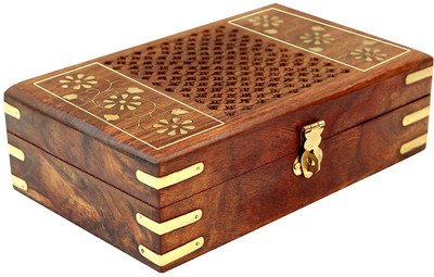 Green Wood Handmade Wooden Jewellery Box for Women Jewel Organizer Hand Carvings Gift Items Jewellery Box Vanity Box(Brown)
Green Wood Handmade Wooden Jewellery Box for Women Jewel Organizer Hand Carvings Gift Items Jewellery Box Vanity Box(Brown)