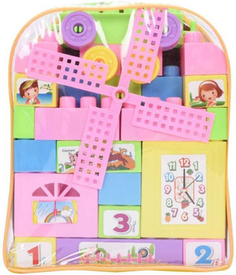 Starsky Blocks For Kids 47 Pieces Block Toy Set - Train, House, Bed, Counting Blocks & More  (Multicolor)(Multicolor)
Starsky Blocks For Kids 47 Pieces Block Toy Set - Train, House, Bed, Counting Blocks & More  (Multicolor)(Multicolor)