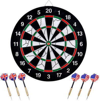 Authfort 18 Inch Cork Delux Flocked Dart Game with 6 Darts -Multicolor 18 inch Dart Board Board Game
Authfort 18 Inch Cork Delux Flocked Dart Game with 6 Darts -Multicolor 18 inch Dart Board Board Game
