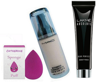 catherine Sponge Puff & Mac Match Master Liquid Foundation, Absolute Blur Perfect Makeup Primer, 30g(Set of 3)
catherine Sponge Puff & Mac Match Master Liquid Foundation, Absolute Blur Perfect Makeup Primer, 30g(Set of 3)