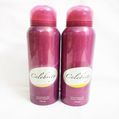 Celebrity DEODRANT Body Spray - For Women(300 ml, Pack of 2)
Celebrity DEODRANT Body Spray - For Women(300 ml, Pack of 2)