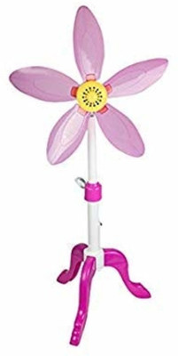 vepson Foldable Solid Blue, Pink Hand Fan(Pack of 5)