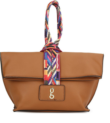 Global Desi Hand-held Bag(Tan)