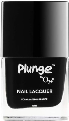 O3+ Plunge Nail Lacquer - Black Magic Black