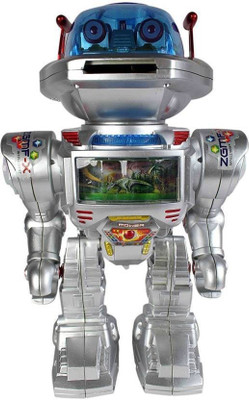 ExaltedCollection Remote Controlled RC Dancing Robot w/ R/C Missile Disc Launcher (Silver)(Seilver)
ExaltedCollection Remote Controlled RC Dancing Robot w/ R/C Missile Disc Launcher (Silver)(Seilver)