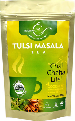 Nature Chai Tulsi Masala (100 gm each / Pack of 3 ) Spices, Tulsi Tea(300 g, Pouch)
Nature Chai Tulsi Masala (100 gm each / Pack of 3 ) Spices, Tulsi Tea(300 g, Pouch)