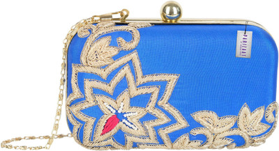 Parizaat By Shadab Khan Party Blue Clutch