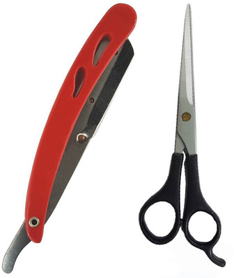JAGTEK Combo Of 2 pcs , stainless steel Shaving Razor With Plastic Handle / Stainless Steel Scissor ( set of 2 )(Set of 02)
JAGTEK Combo Of 2 pcs , stainless steel Shaving Razor With Plastic Handle / Stainless Steel Scissor ( set of 2 )(Set of 02)