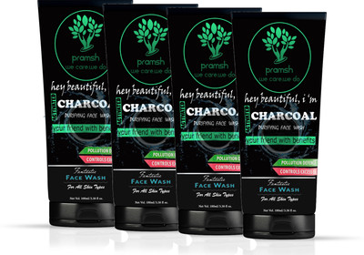 PRAMSH Activated Charcoal Face Wash 100*4=400gm (Medical Grade)-For Anti Acne Blackhead Removal Instant Glow Face Wash(400 g)
PRAMSH Activated Charcoal Face Wash 100*4=400gm (Medical Grade)-For Anti Acne Blackhead Removal Instant Glow Face Wash(400 g)