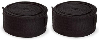 Red Lion Strecthable Boxing Hand Wraps Boxing Head Guard(Standard, Black)