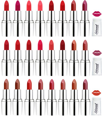 Lady Fashion lipsticks(Purple, Nude, Pink, Red, Brown, Light Pink, Wine, Red, Pink, Purple, Nude, Maroon, Light Pink)
Lady Fashion lipsticks(Purple, Nude, Pink, Red, Brown, Light Pink, Wine, Red, Pink, Purple, Nude, Maroon, Light Pink)