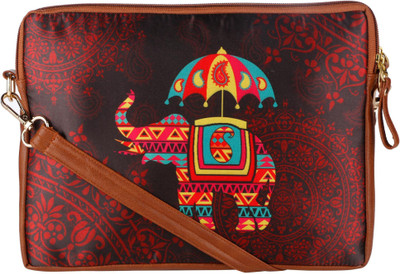 All Things Sundar Girls Casual Maroon Satin Sling Bag