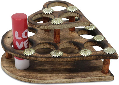 Craftpoint Wooden lipstick stand holder, Heart Shaped Holder,Nail Polish Holder Stand Makeup Vanity Box(Brown)
Craftpoint Wooden lipstick stand holder, Heart Shaped Holder,Nail Polish Holder Stand Makeup Vanity Box(Brown)