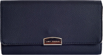 Lino Perros Women Black Artificial Leather Wallet(5 Card Slots)