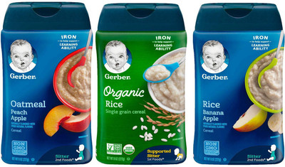 Gerber Cereal Combo 227g (8oz) (Pack of 6) - Options 54 Cereal(1362 g, Pack of 6, 6)