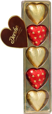 Deesha Foods Hotty Heart 5 Bars(Pack of 5, 40 g)